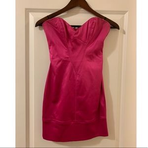 Fuchsia mini dress